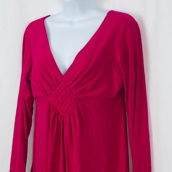 Body Fit V-neck long sleeve minidress L - Picture 5 of 12